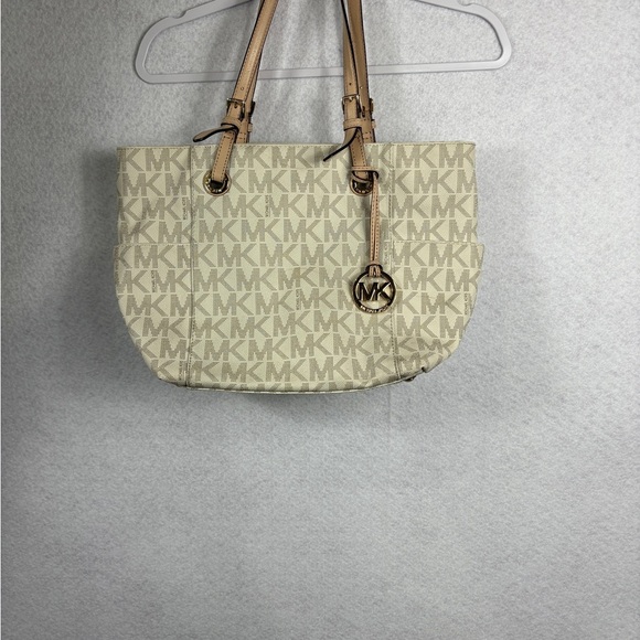 Michael Michael Kors Brown and Beige Shoulder Bag - Picture 2 of 7